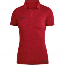 JAKO Sport/Leisure Polo Premium Basics (Polyester-Stretch-Jersey) red mottled Women